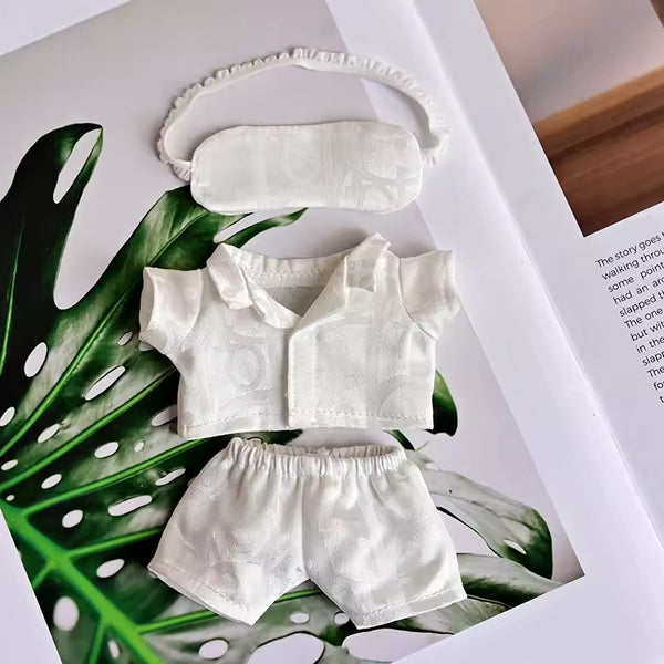 TT™ LABUBU DOLL | White - Louis Vuitton 3pc Pajama Outfit