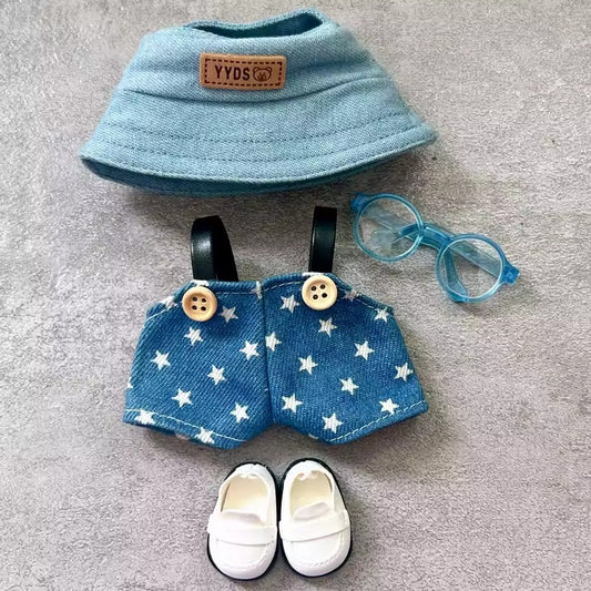 TT™ LABUBU DOLL | YYDS Light/Dark Blue Full Outfit Accessories