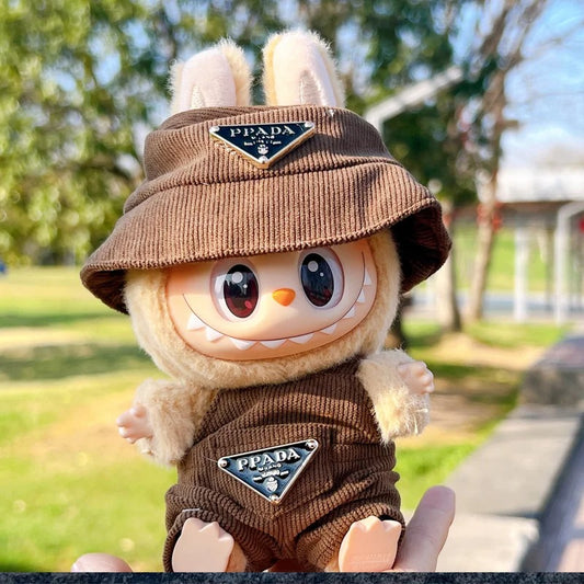 TT™ LABUBU DOLL | Brown - Prada Corduroy