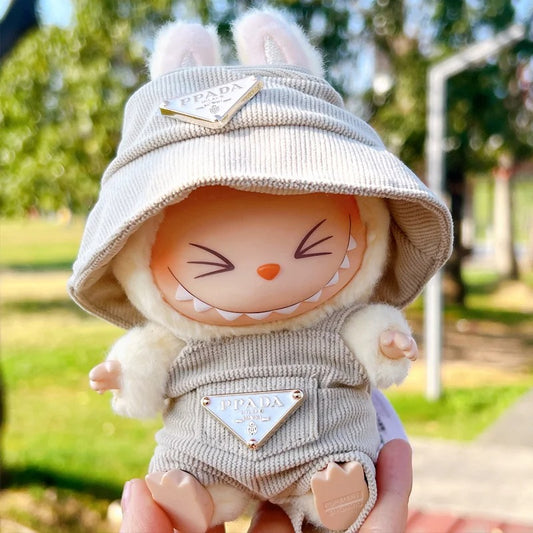 TT™ LABUBU DOLL | Khaki - Prada Corduroy